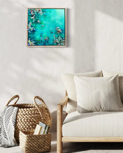 Load image into Gallery viewer, Coral Constellations No. 8 | Framed in Beech timber