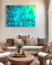 Load image into Gallery viewer, Coral Constellations No. 9 | Framed in Beech Timber
