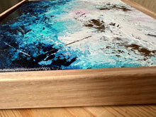 Load image into Gallery viewer, Coastal Seas | Framed in Victorian ash Timber