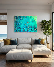 Load image into Gallery viewer, Coral Constellations No. 9 | Framed in Beech Timber