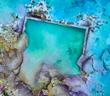 Load image into Gallery viewer, Ashlings Beach Rock Pool| Framed in white timber