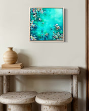 Load image into Gallery viewer, Coral Constellations No. 8 | Framed in Beech timber