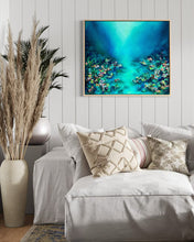 Load image into Gallery viewer, Ocean Bloom | Framed in Beech timber