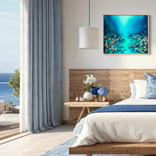 Load image into Gallery viewer, Ocean Bloom | Framed in Beech timber