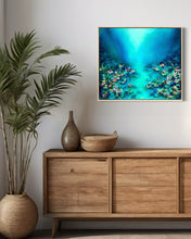 Load image into Gallery viewer, Ocean Bloom | Framed in Beech timber