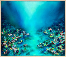 Load image into Gallery viewer, Ocean Bloom | Framed in Beech timber
