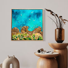 Load image into Gallery viewer, Summer Vibe at Mount Martha | Framed in Tasmanian oak
