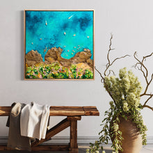 Load image into Gallery viewer, Summer Vibe at Mount Martha | Framed in Tasmanian oak
