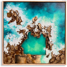 Load image into Gallery viewer, Kiama Rockpool | Framed in Tasmanian oak