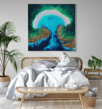 Load image into Gallery viewer, Honeymoon Bay | Framed in Tasmanian oak