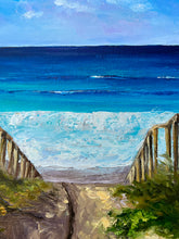 Load image into Gallery viewer, Sandy Path To Curly | Framed in Tasmanian oak
