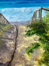 Load image into Gallery viewer, Sandy Path To Curly | Framed in Tasmanian oak