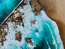 Load image into Gallery viewer, Reflections in Blue. Mona Vale Ocean Pool