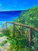 Load image into Gallery viewer, Sandy Path To Curly | Framed in Tasmanian oak