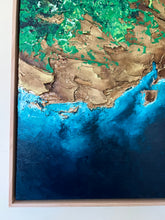 Load image into Gallery viewer, Honeymoon Bay | Framed in Tasmanian oak