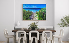 Load image into Gallery viewer, Sandy Path To Curly | Framed in Tasmanian oak