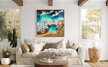 Load image into Gallery viewer, Whale Beach Rockpool | Framed in Tasmanian oak