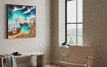 Load image into Gallery viewer, Whale Beach Rockpool | Framed in Tasmanian oak