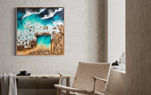 Load image into Gallery viewer, Whale Beach Rockpool | Framed in Tasmanian oak