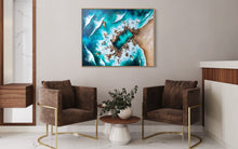 Load image into Gallery viewer, Reflections in Blue. Mona Vale Ocean Pool