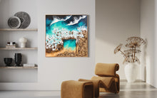Load image into Gallery viewer, Whale Beach Rockpool | Framed in Tasmanian oak