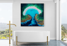 Load image into Gallery viewer, Honeymoon Bay | Framed in Tasmanian oak