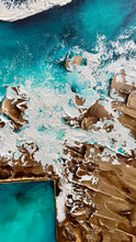 Load image into Gallery viewer, Whale Beach Rockpool | Framed in Tasmanian oak