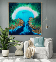 Load image into Gallery viewer, Honeymoon Bay | Framed in Tasmanian oak