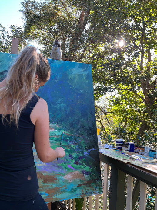 Painting In The Treehouse