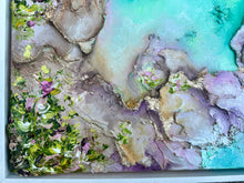 Load image into Gallery viewer, Ashlings Beach Rock Pool| Framed in white timber
