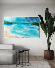 Load image into Gallery viewer, Turquoise Waters Of Whitehaven | Framed in Tasmanian Oak
