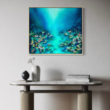 Load image into Gallery viewer, Ocean Bloom | Framed in Beech timber
