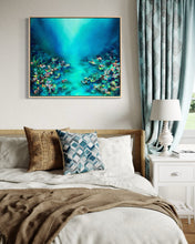 Load image into Gallery viewer, Ocean Bloom | Framed in Beech timber
