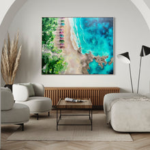 Load image into Gallery viewer, Brighton Beach | Framed in Tasmanian oak
