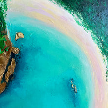 Load image into Gallery viewer, Honeymoon Bay | Framed in Tasmanian oak
