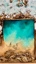Load image into Gallery viewer, Whale Beach Rockpool | Framed in Tasmanian oak
